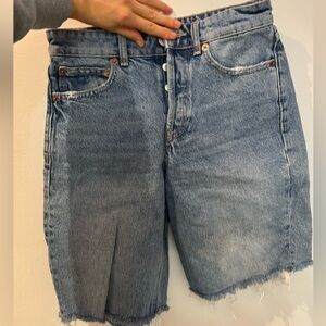 Zara denim shorts women’s 4